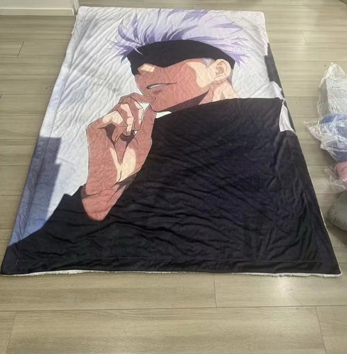Satoru Gojo Fleece Blanket